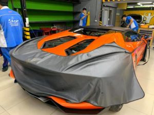 ซ่อมแอร์รถยนต์ Lamborghini