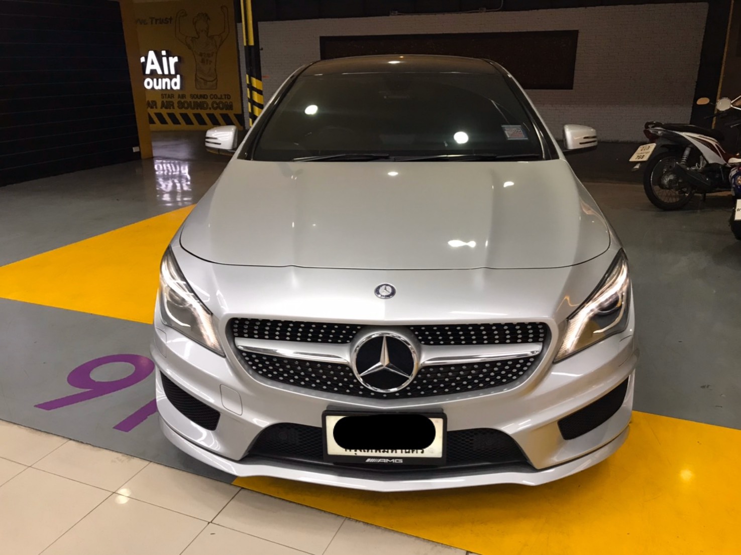 ซ่อมแอร์รถยนต์ Benz Cla