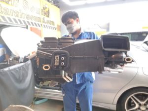 ซ่อมแอร์รถยนต์ Benz Cla