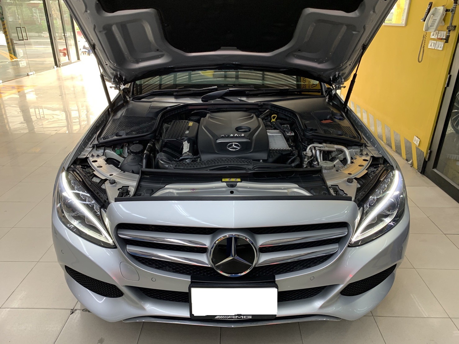 ซ่อมแอร์รถBenz C Class 300e W205