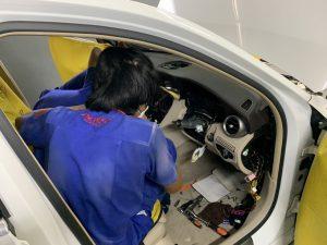 ซ่อมแอร์รถ Ben W205 c300(H)